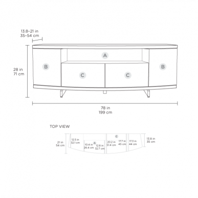 BDI Sweep 8438 Charcoal Stained Ash